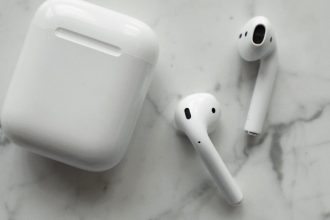why is one airpod lower than the other
